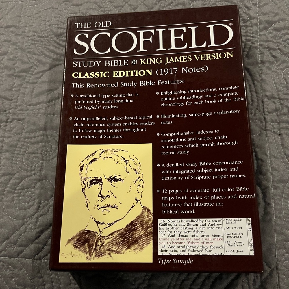 NWOT Scofield study Bible King James Version Leather